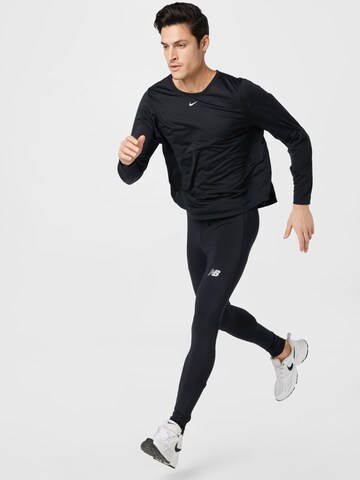 new balance Skinny Sportbroek in Zwart