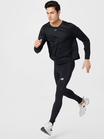 new balance Skinny Sportbyxa i svart