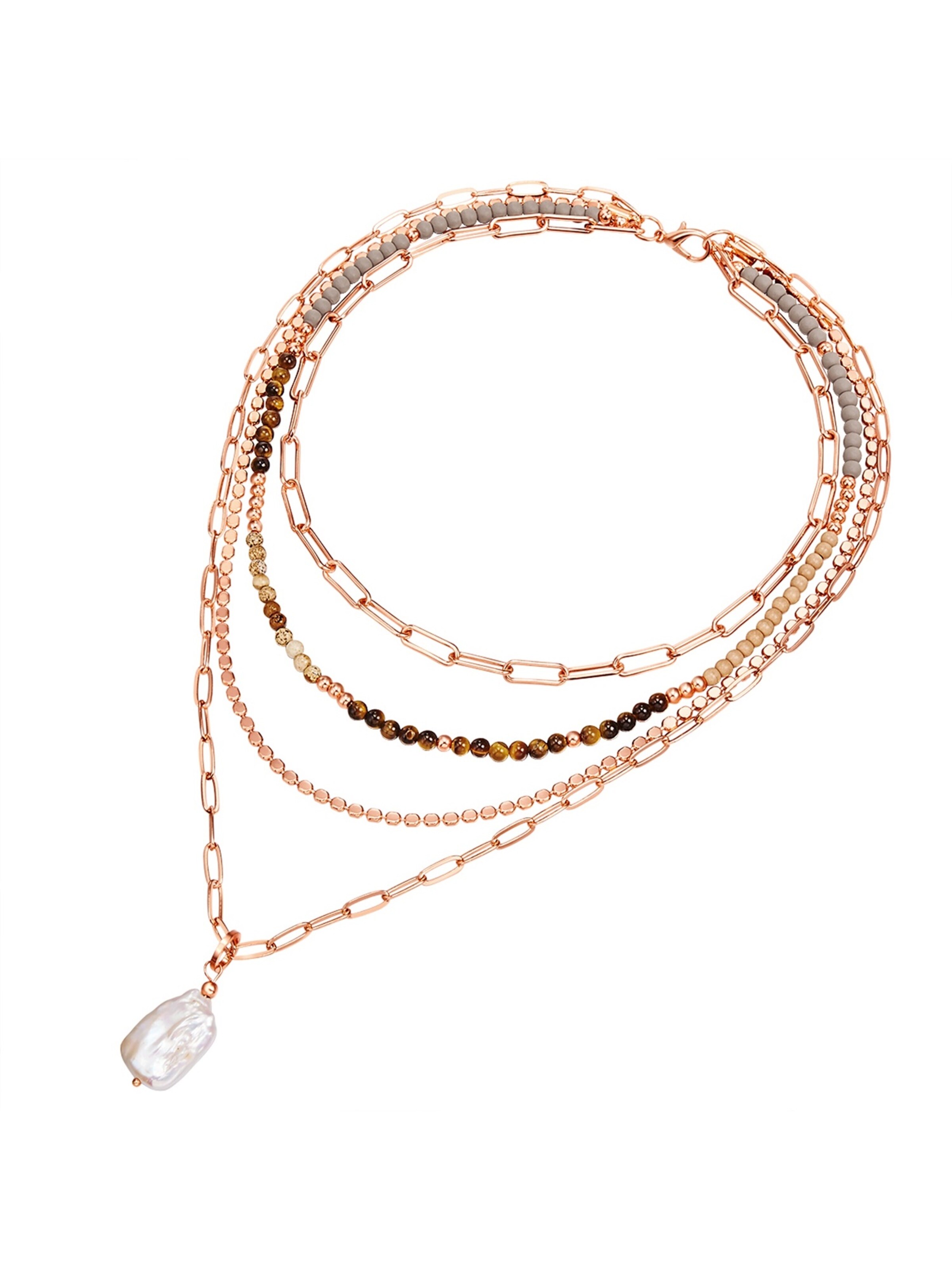 Collana di Lulu & Jane in oro: frontale