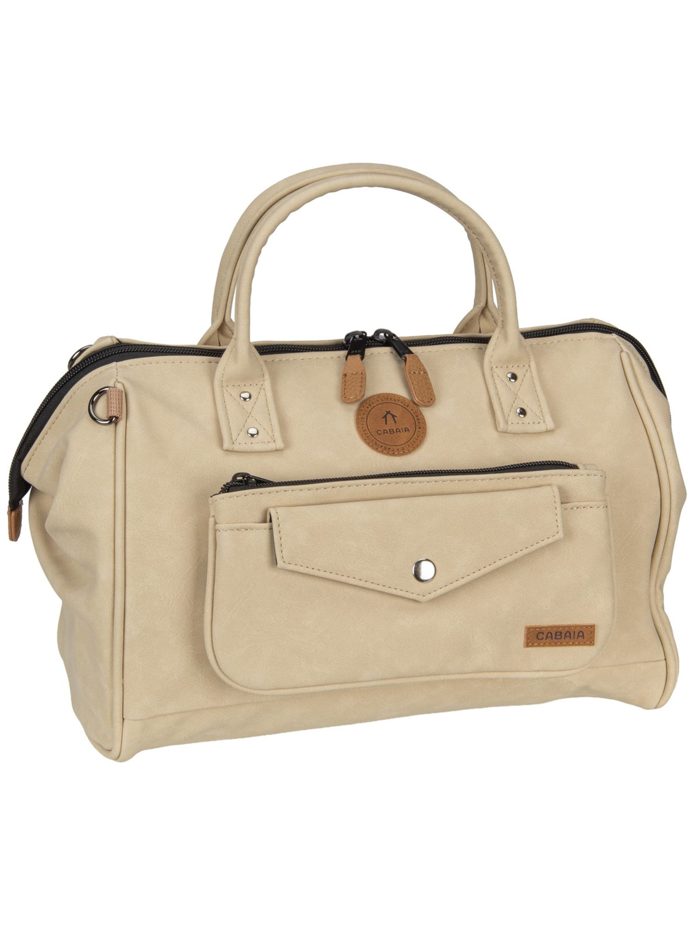 Cabaia Handbag in Beige: front