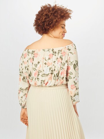 ABOUT YOU Curvy - Camiseta 'Melisa' en beige