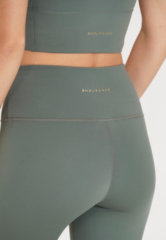 Skinny Pantalon de sport 'Franza' ENDURANCE en vert