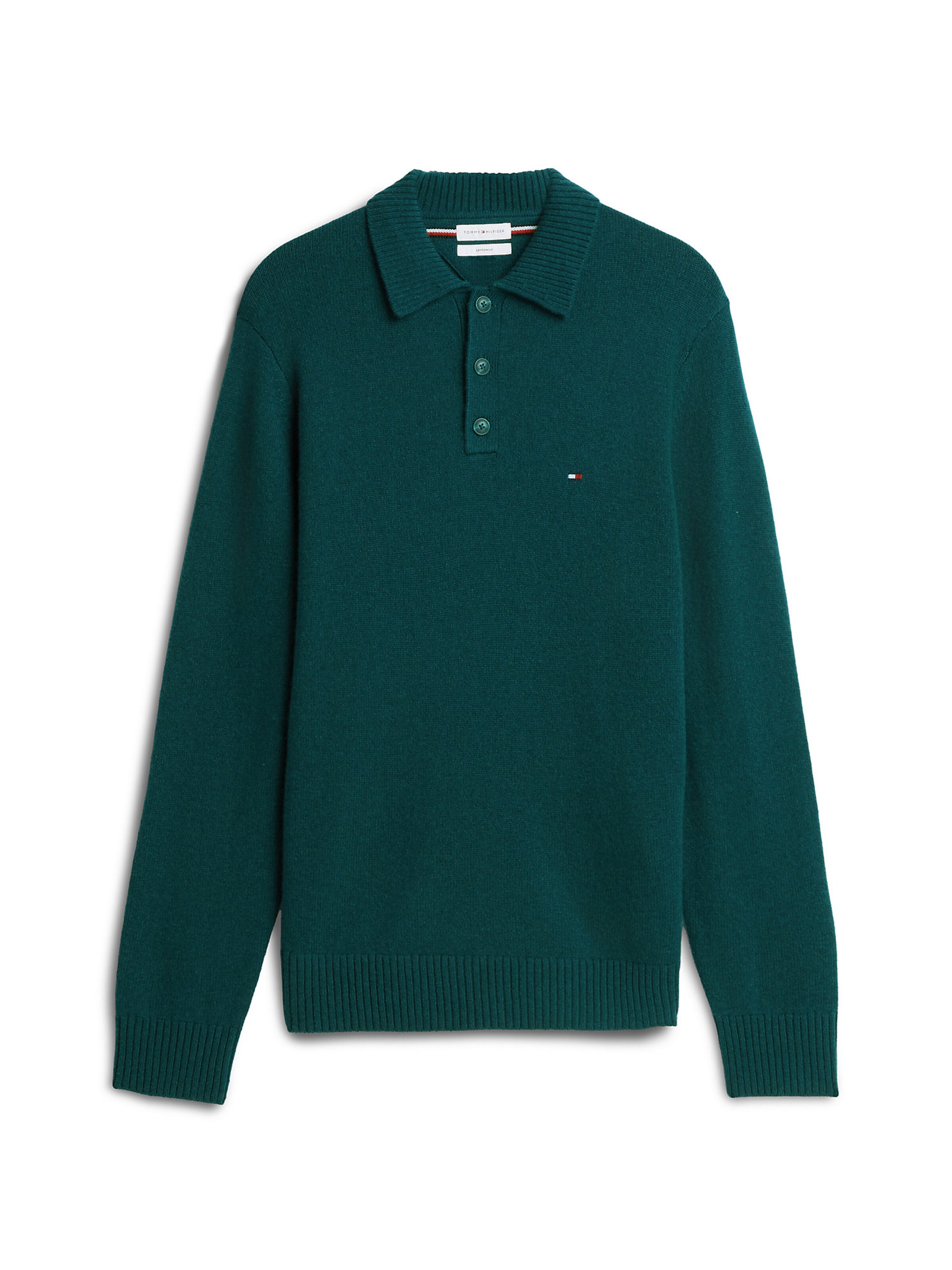 TOMMY HILFIGER Pullover in Grün: Vorderseite