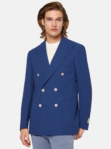 Coupe regular Veste de costume Boggi Milano en bleu : devant