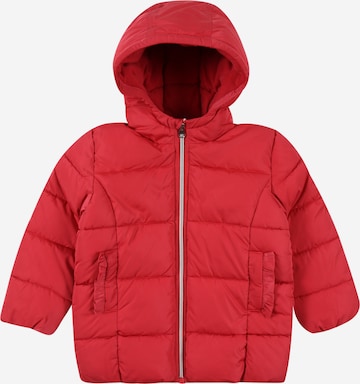 Veste d’hiver PETIT BATEAU en rouge : devant