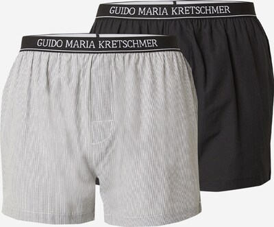 Guido Maria Kretschmer Men Boxerky 'Cem ' - antracitová / tmavě šedá / černá / bílá, Produkt