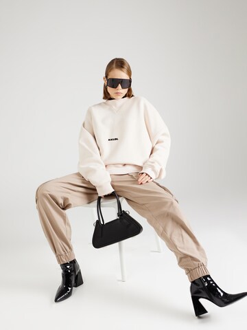 Karo Kauer Sweatshirt 'Sold Out' in White