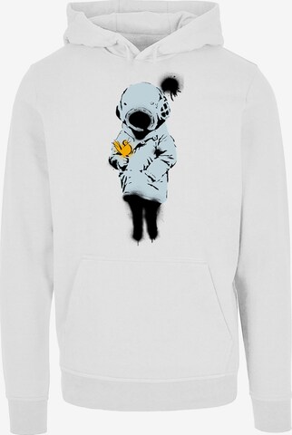 Merchcode Sweatshirt 'Deep Sea Diver' in Wit: voorkant