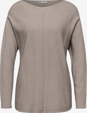 STREET ONE Sweater 'Dolman ' in Beige: front