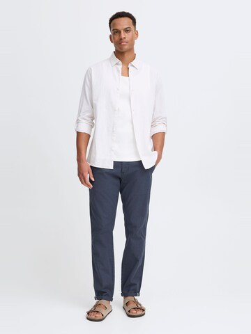 !Solid Regular Leinenhose 'Loran' in Blau