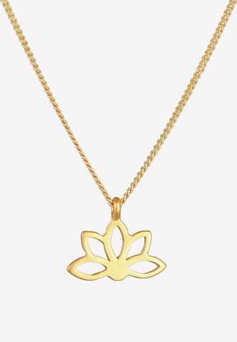 ELLI Necklace 'Lotusblume' in Gold