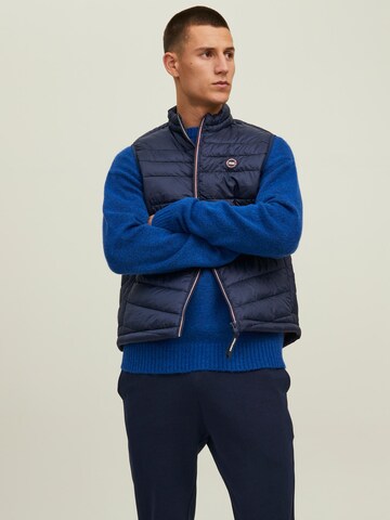 JACK & JONES - Colete 'Ehero' em azul: frente