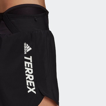 ADIDAS TERREXregular Sportske hlače - crna boja