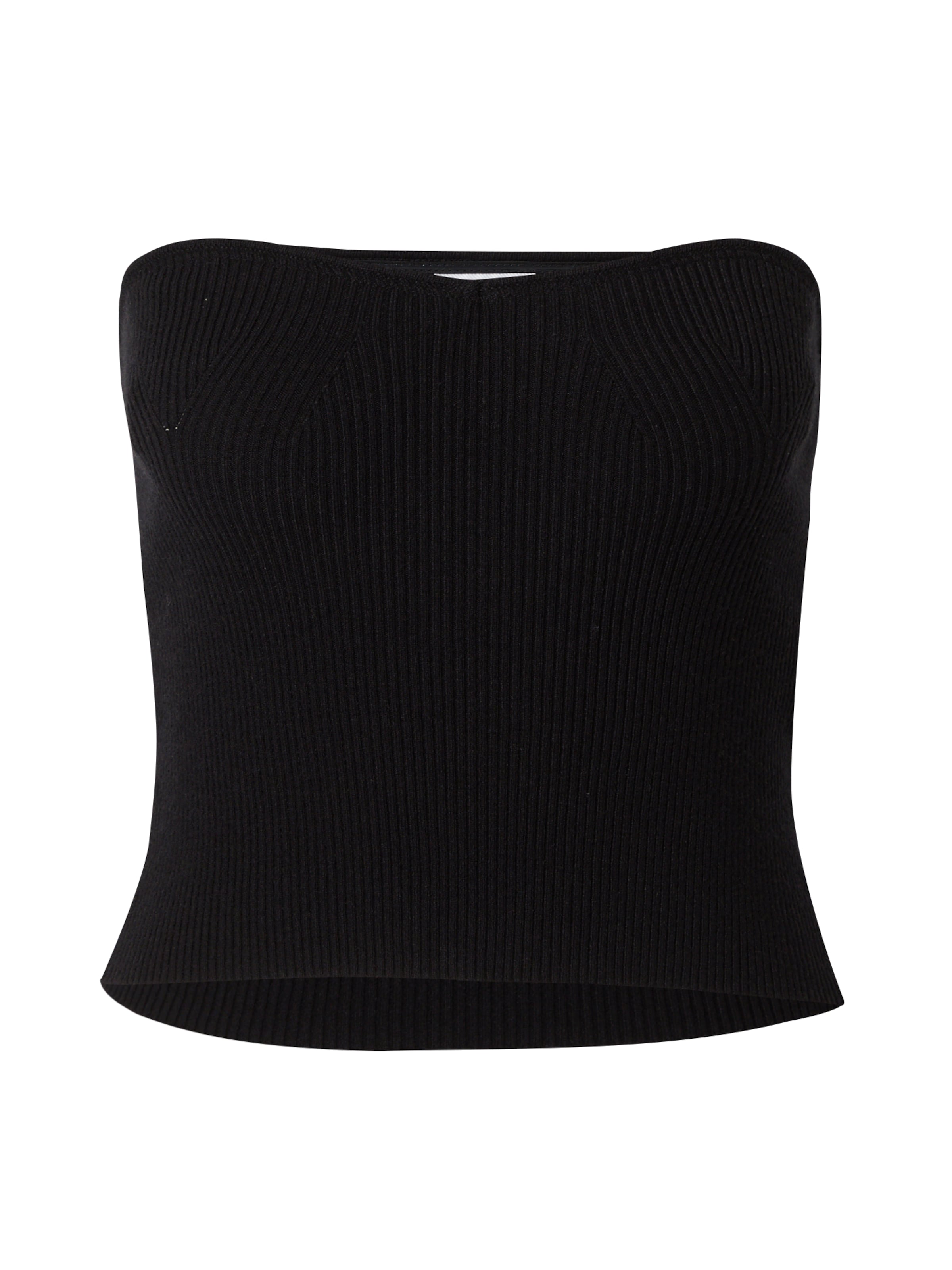 Noisy may Kootud topp 'CHICKA', värv must: eest vaates