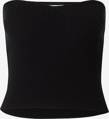 Noisy may Knitted Top 'CHICKA' in Black: front