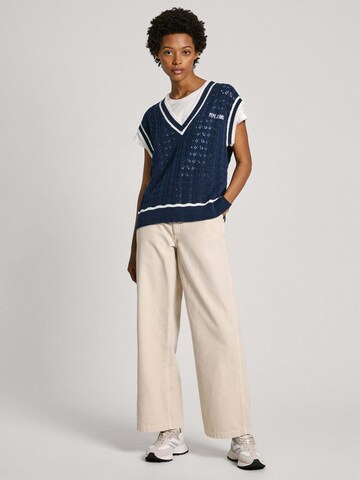 Pullover 'IVA VEST' di Pepe Jeans in blu