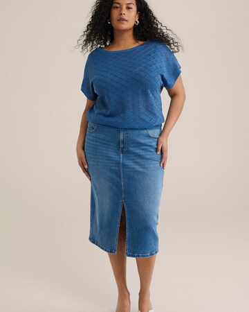 Pull-over WE Fashion en bleu
