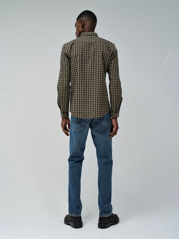 Salsa Jeans Regular fit Button Up Shirt 'Birmingham' in Green