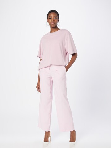 Wide leg Pantaloni cutați de la Dorothy Perkins pe roz