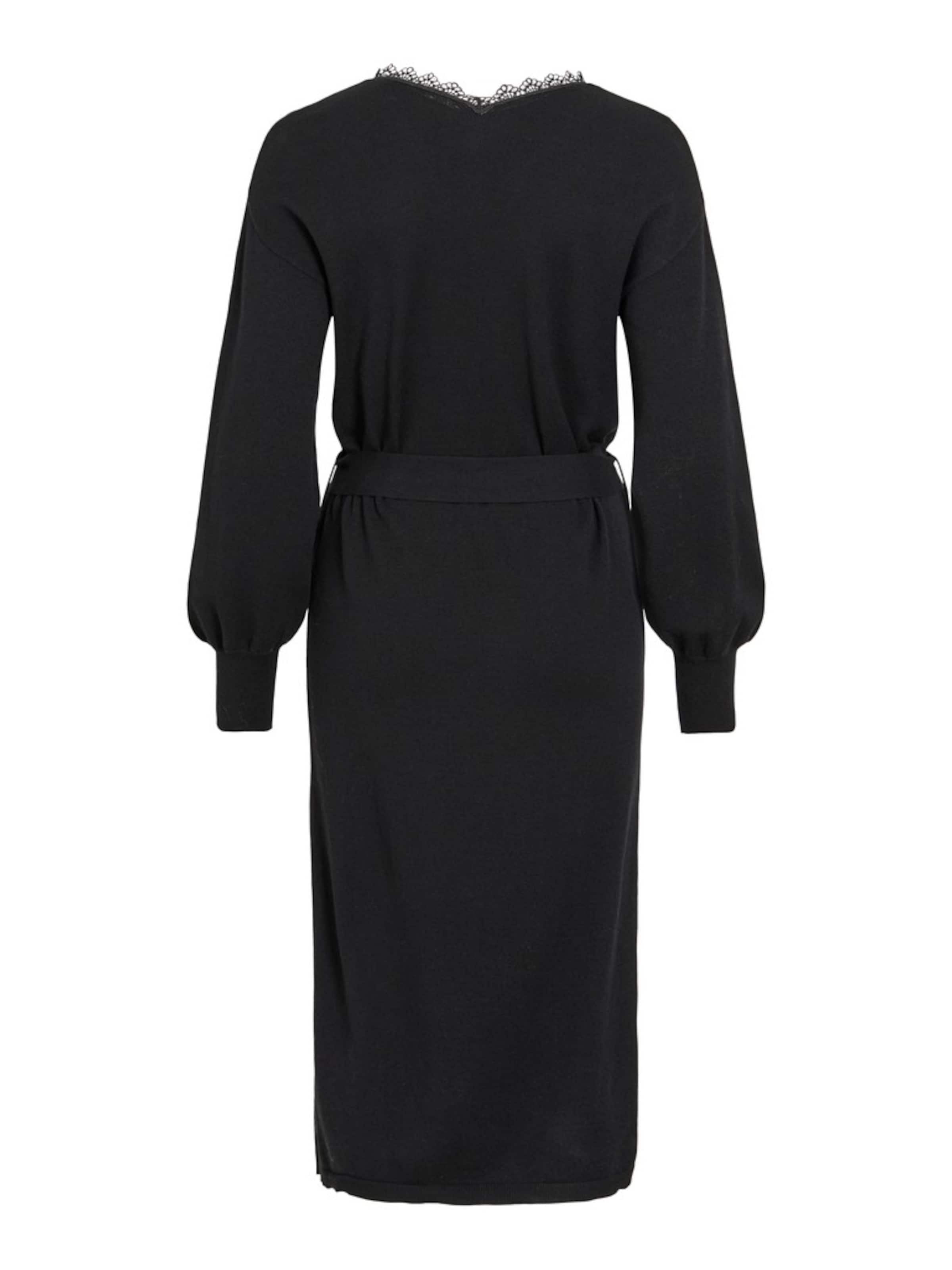 VILA - Vestido de punto 'VIRICKY' en negro
