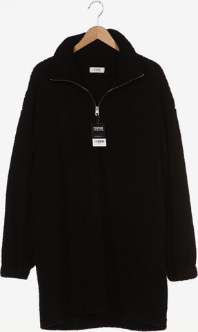 COS Sweatshirt & Zip-Up Hoodie in L in Black: front