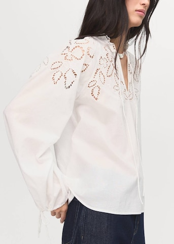 MANGO Bluse 'Milous' in Beige
