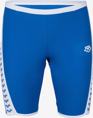 ARENA Športne kopalne hlače 'ARENA ICONS SWIM JAMMER SOLID' | modra barva: sprednja stran