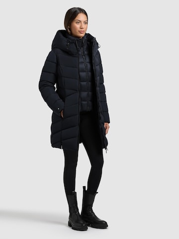khujo Wintermantel 'Dier' in Blau