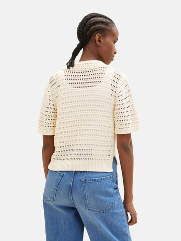 Pull-over TOM TAILOR DENIM en beige