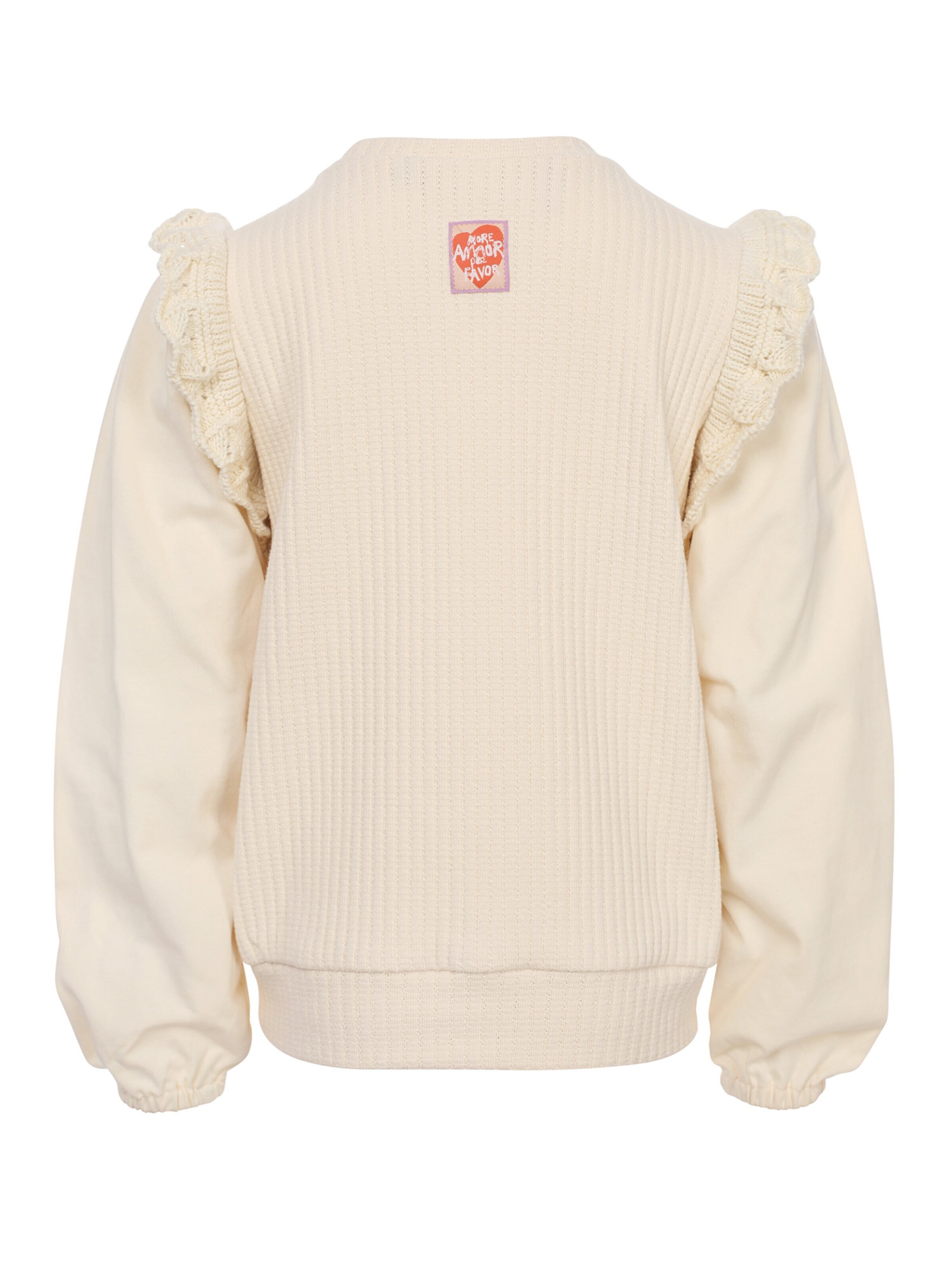 Sweat-shirt Looxs Revolution en blanc