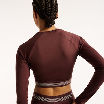 new balance Functioneel shirt 'AC Fitted Long Sleeve' in Rood