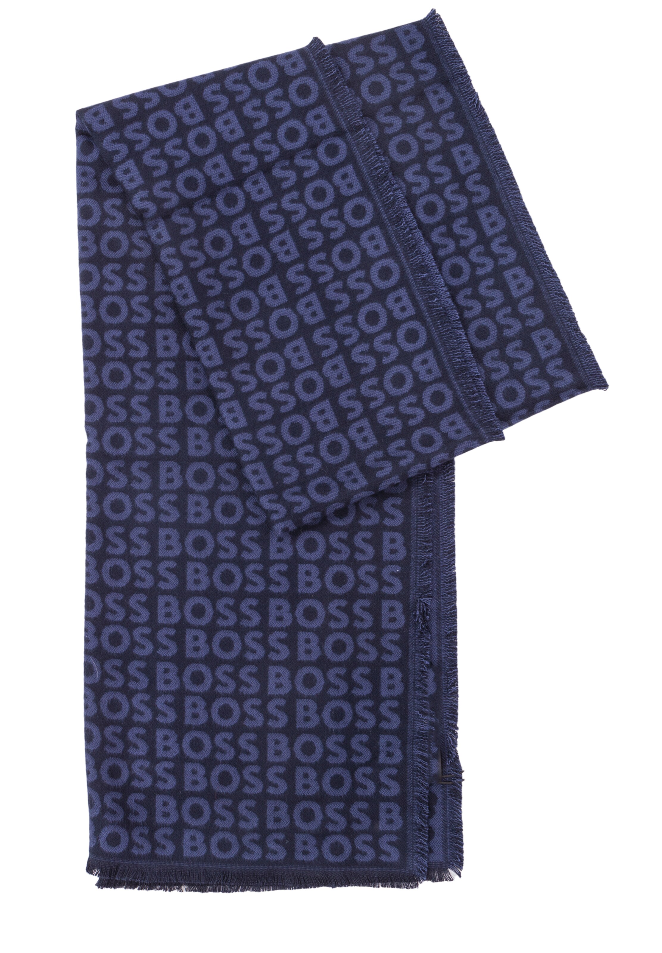 Écharpe 'Tadic' BOSS en bleu : devant