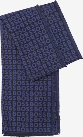 BOSS Sjaal 'Tadic' in Blauw: voorkant