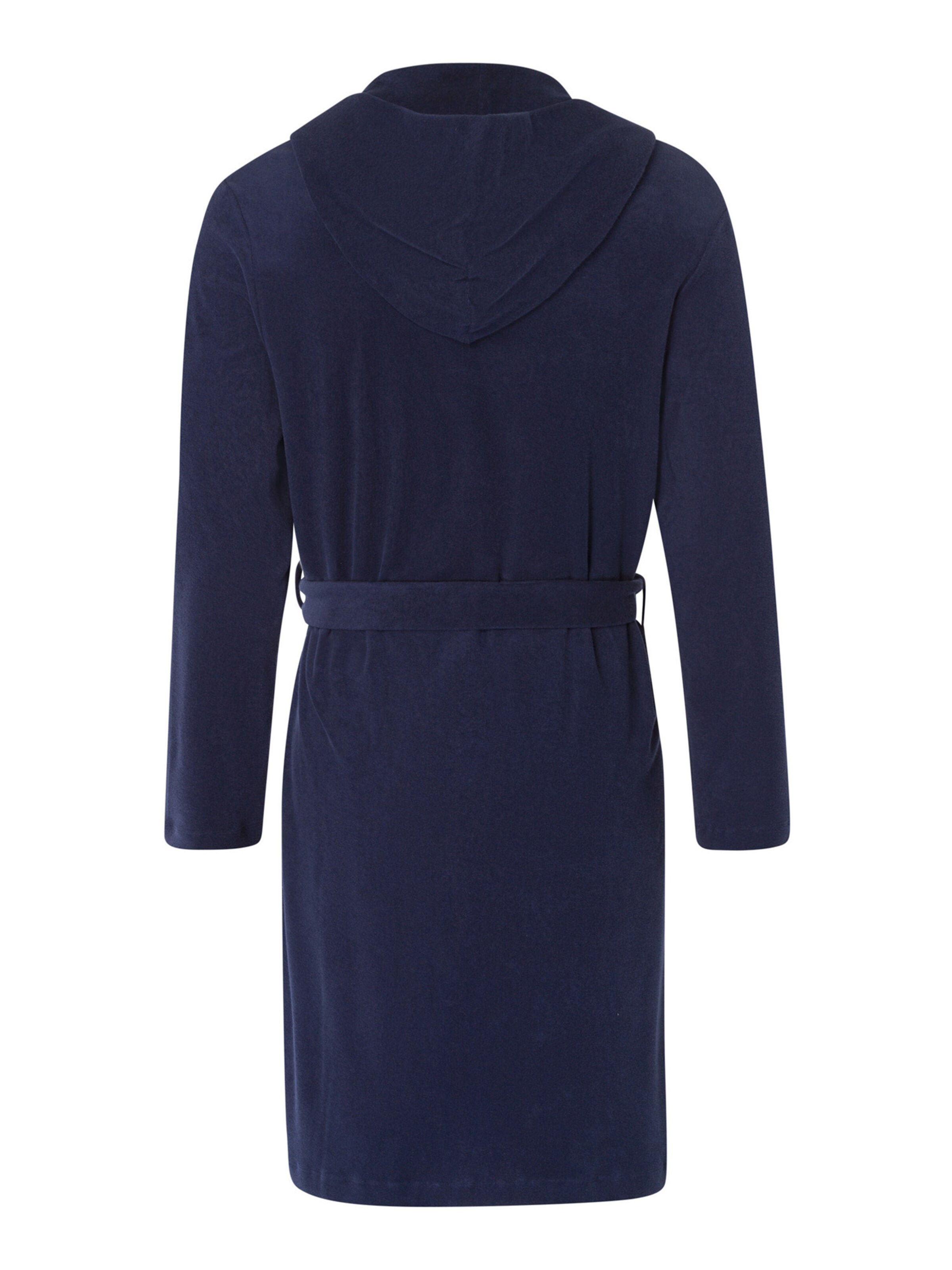 Hanro Bademante 'Night & Day' in Blau