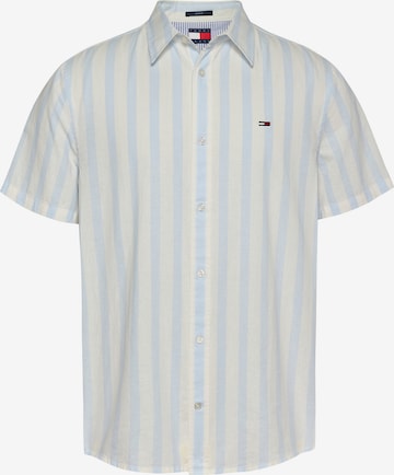 mėlyna Tommy Jeans Standartinis modelis Marškiniai: priekis