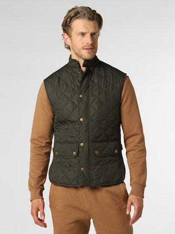 Barbour Vest in Green: front