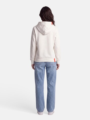 salzhaut Sweatshirt 'SÜNN - MOIN' in Wit: terug