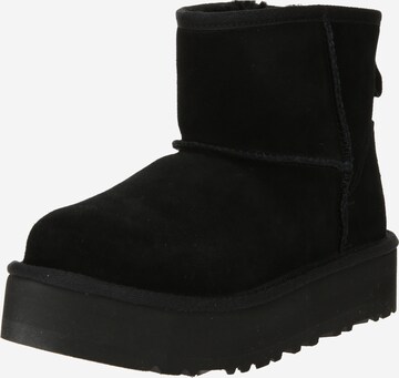 UGG - Botas de nieve en negro: frente