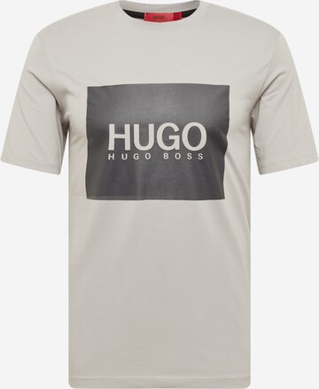 HUGO T-Shirt 'Dolive' in Grau: predná strana