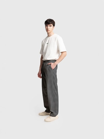 Regular Pantalon à pince Giesto en gris