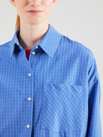 TOPSHOP Bluse in Blau