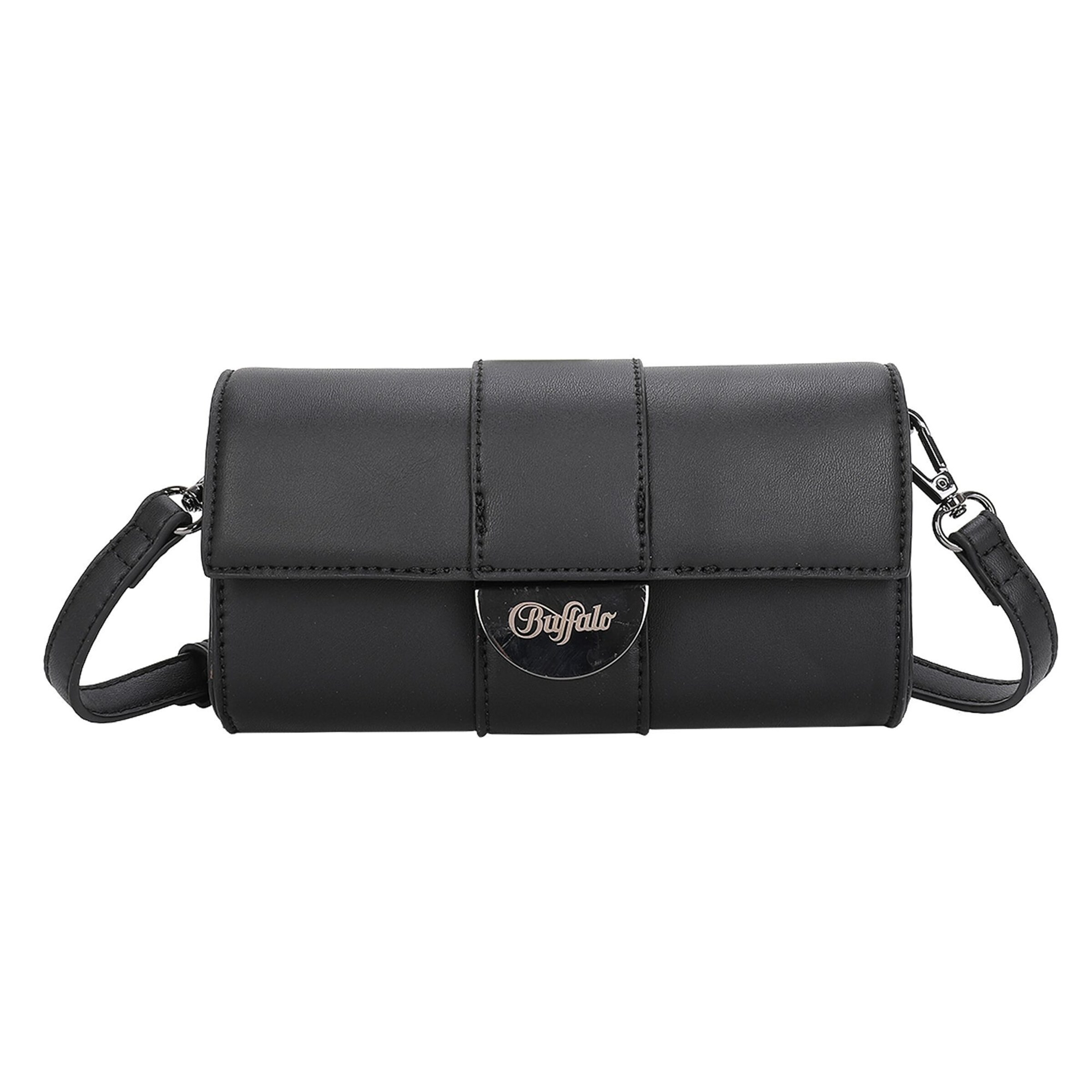 BUFFALO Clutch in Black: front