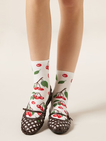 CALZEDONIA Socks in White