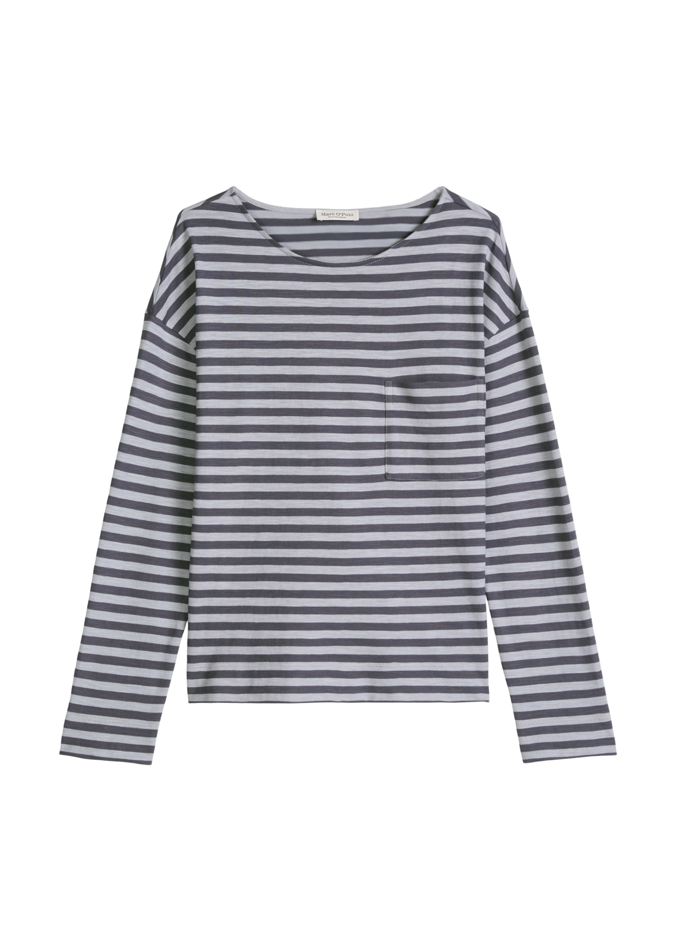T-shirt Marc O'Polo en gris : devant