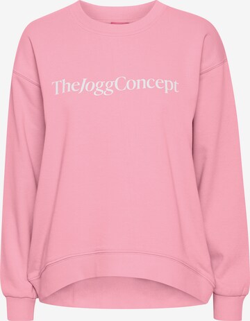 Sweat-shirt The Jogg Concept en rose : devant