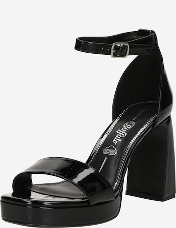 juoda BUFFALO Basutės su dirželiais 'ALICE NEAT': priekis