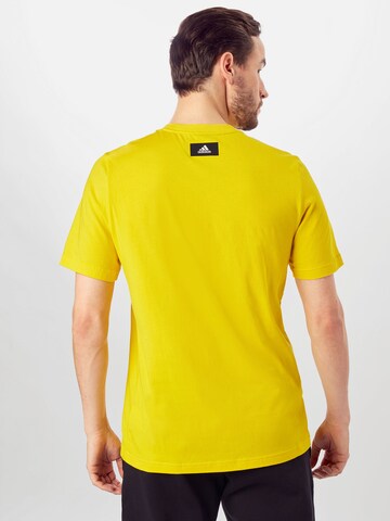 T-Shirt fonctionnel ADIDAS PERFORMANCE en jaune