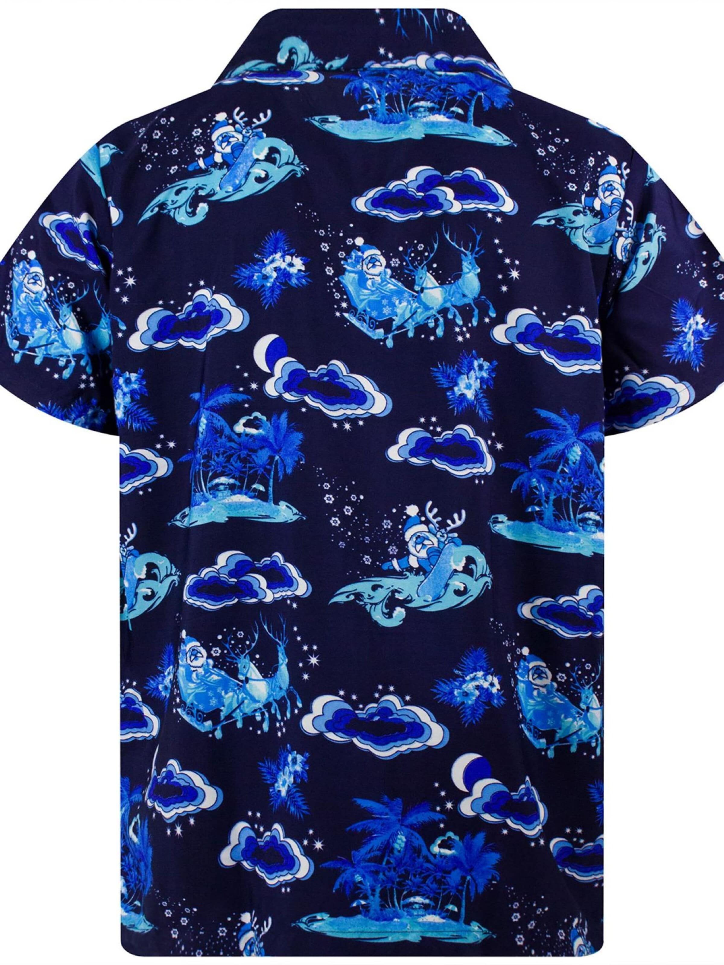 Regular fit Camicia 'Christmas Island' di King Kameha in blu