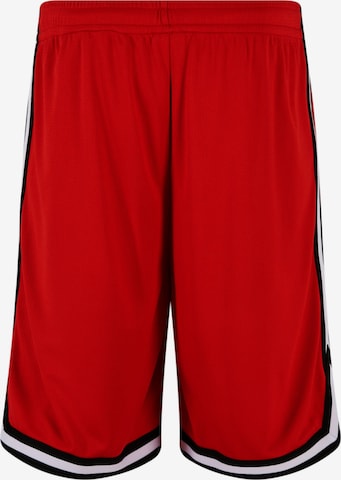 Urban Classics Loose fit Pants in Red