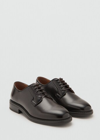 MANGO MAN Schnürschuh in Braun